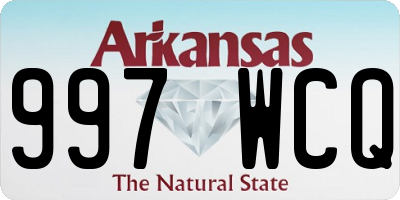 AR license plate 997WCQ