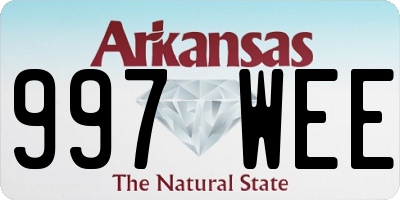 AR license plate 997WEE