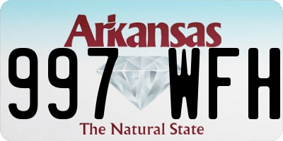 AR license plate 997WFH