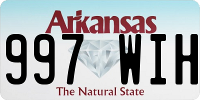 AR license plate 997WIH