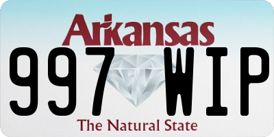 AR license plate 997WIP
