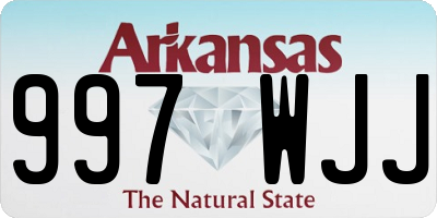 AR license plate 997WJJ