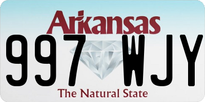 AR license plate 997WJY