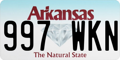 AR license plate 997WKN