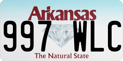 AR license plate 997WLC