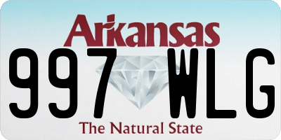 AR license plate 997WLG