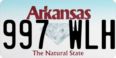 AR license plate 997WLH