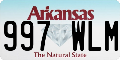 AR license plate 997WLM