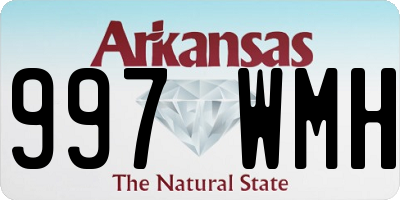 AR license plate 997WMH