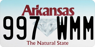 AR license plate 997WMM