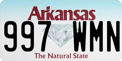 AR license plate 997WMN