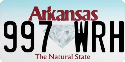 AR license plate 997WRH
