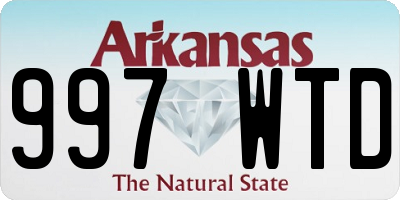 AR license plate 997WTD
