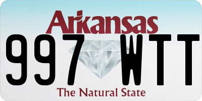 AR license plate 997WTT