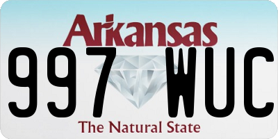 AR license plate 997WUC