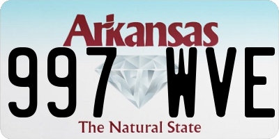 AR license plate 997WVE