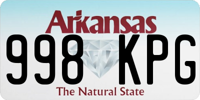 AR license plate 998KPG