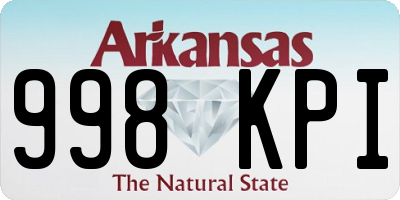 AR license plate 998KPI