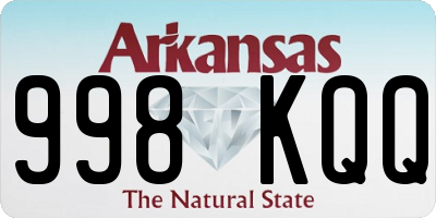AR license plate 998KQQ
