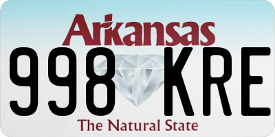 AR license plate 998KRE