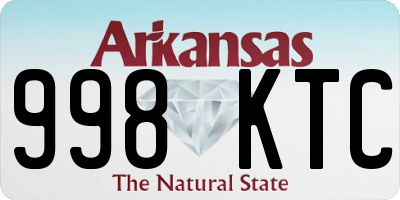 AR license plate 998KTC
