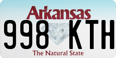 AR license plate 998KTH