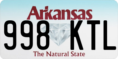 AR license plate 998KTL
