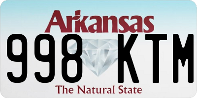 AR license plate 998KTM