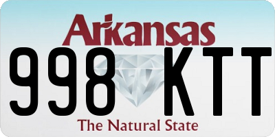 AR license plate 998KTT