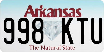 AR license plate 998KTU