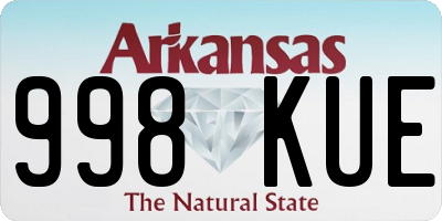 AR license plate 998KUE