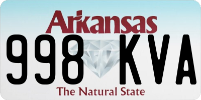 AR license plate 998KVA