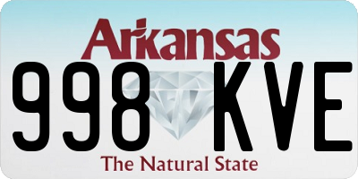 AR license plate 998KVE