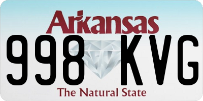 AR license plate 998KVG