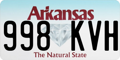AR license plate 998KVH