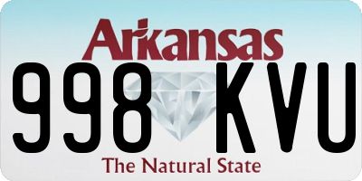 AR license plate 998KVU