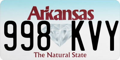 AR license plate 998KVY