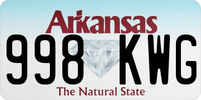 AR license plate 998KWG