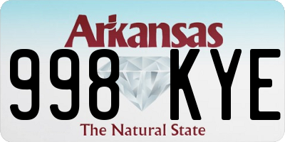AR license plate 998KYE