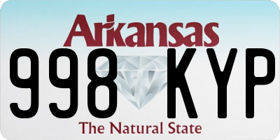 AR license plate 998KYP