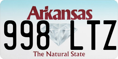 AR license plate 998LTZ