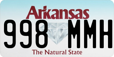 AR license plate 998MMH