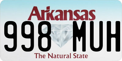 AR license plate 998MUH