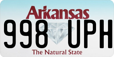 AR license plate 998UPH