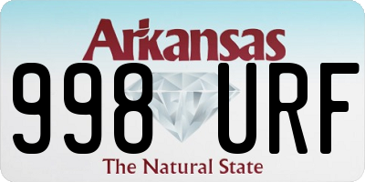 AR license plate 998URF