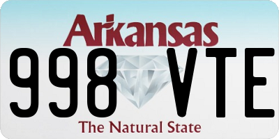 AR license plate 998VTE