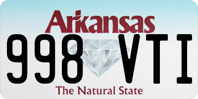 AR license plate 998VTI