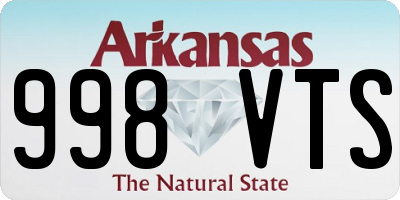AR license plate 998VTS