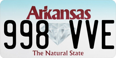 AR license plate 998VVE