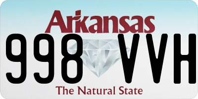 AR license plate 998VVH